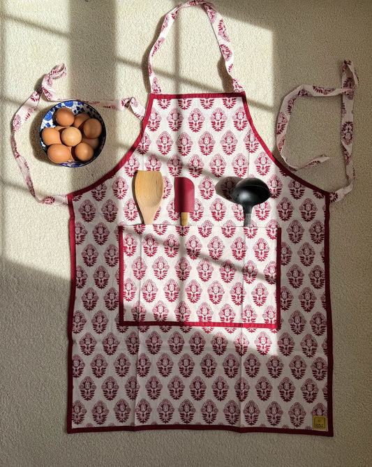 House of Mulmul - Blockprint Cotton Apron