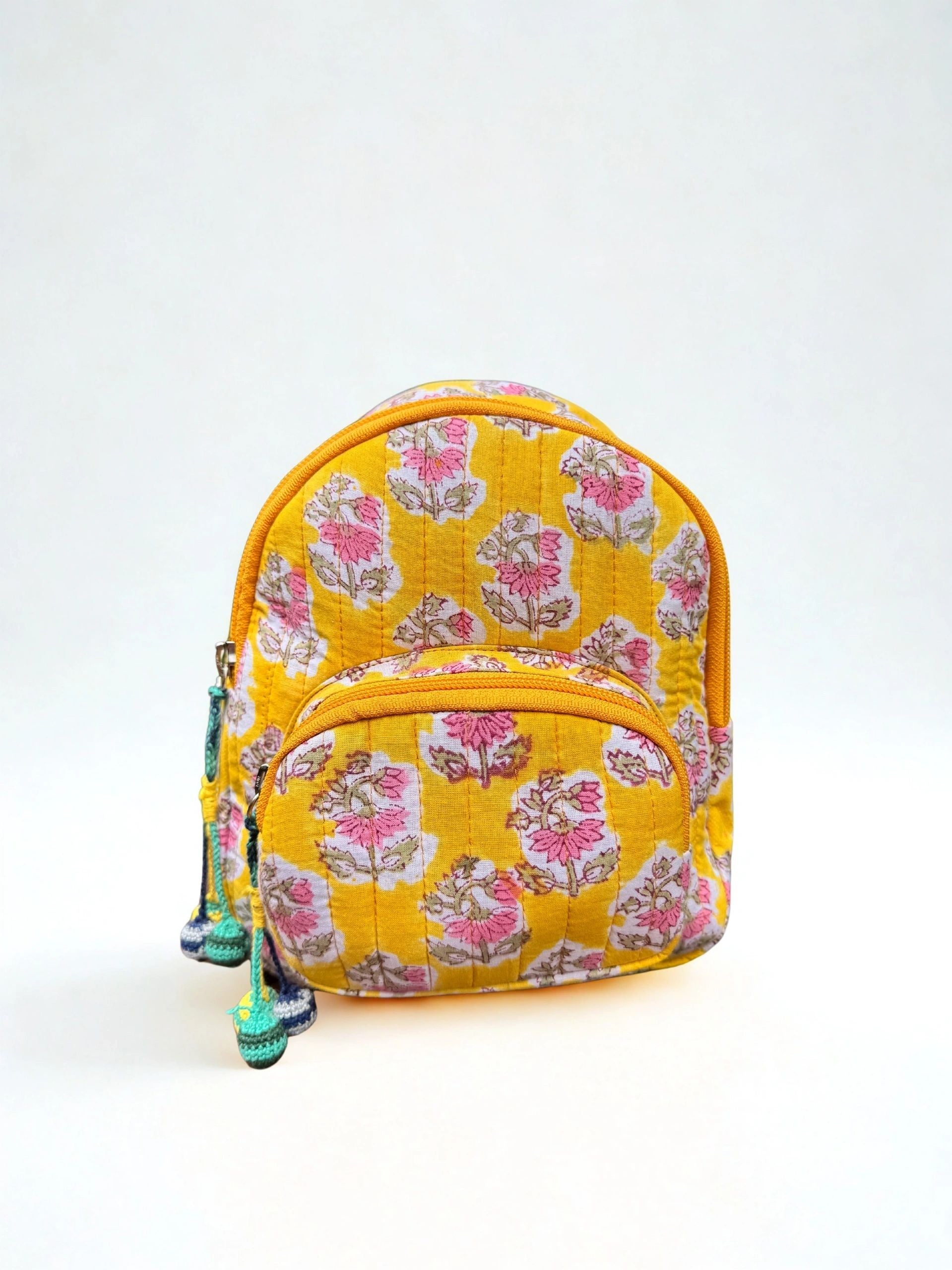 Block printed Mini Backpack (C24A)
