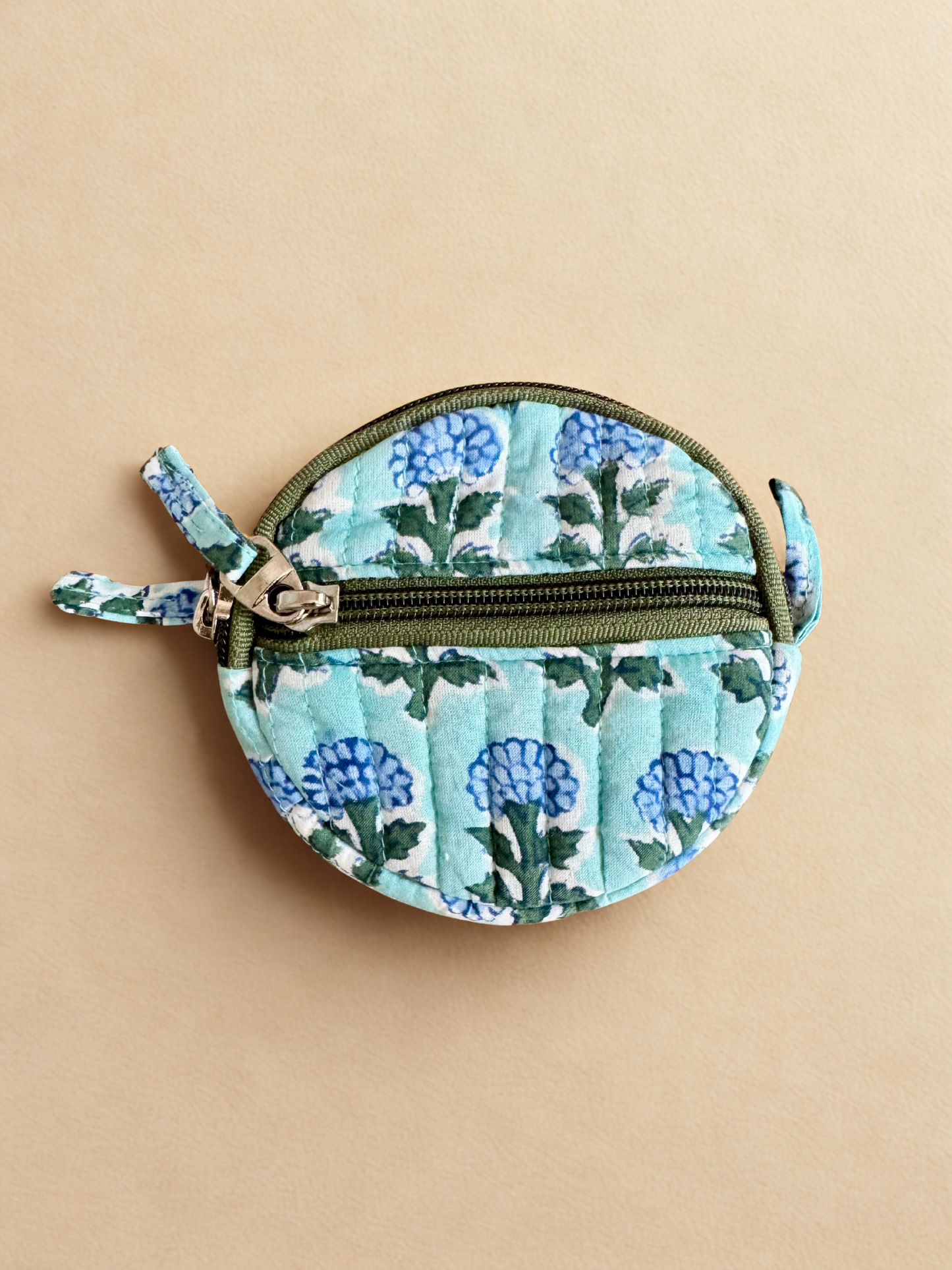Block print Quilted Change/Coin Purse (Multiple Designs)