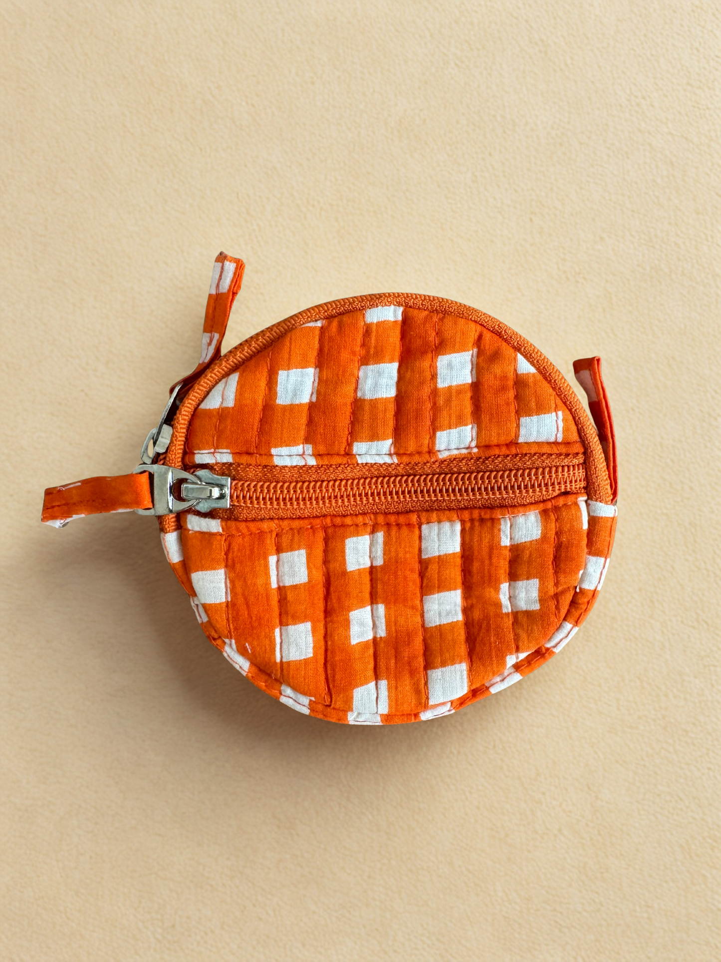 Block print Quilted Change/Coin Purse (Multiple Designs)