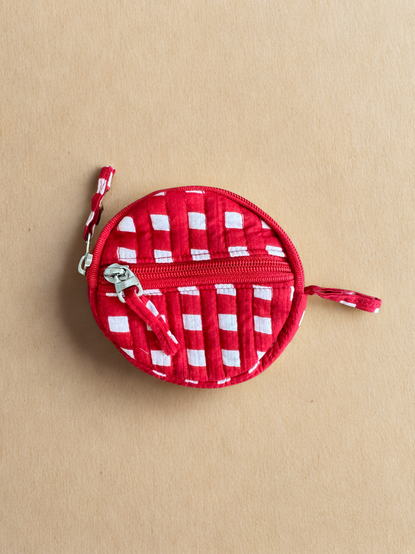 Block print Quilted Change/Coin Purse (Multiple Designs)