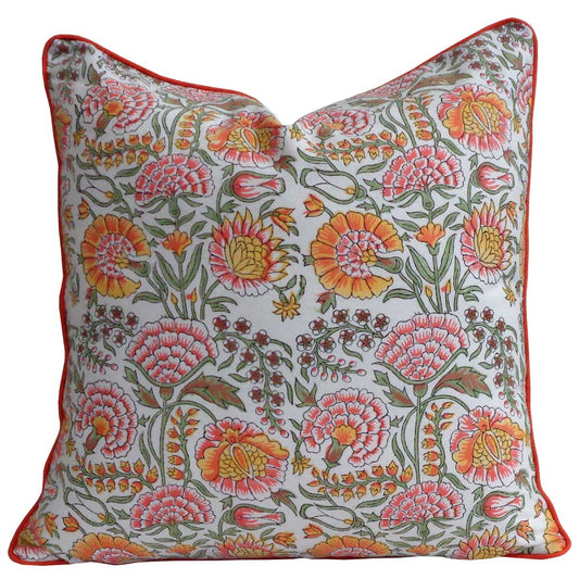 Marigold Meadow: Cushion Covers-Throw Pillow Cases (set of 2)