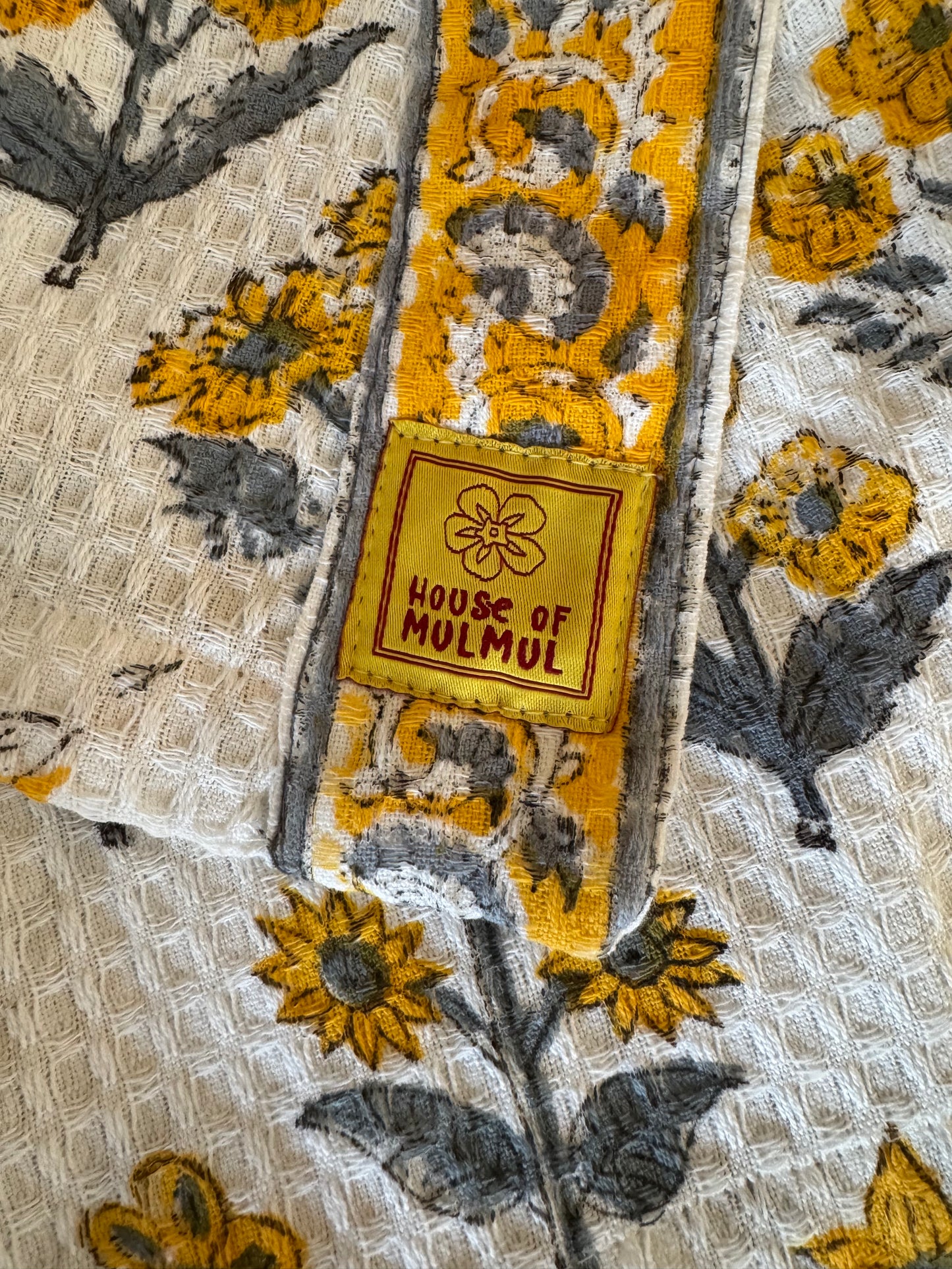 House of Mulmul - Cotton Bath robe.