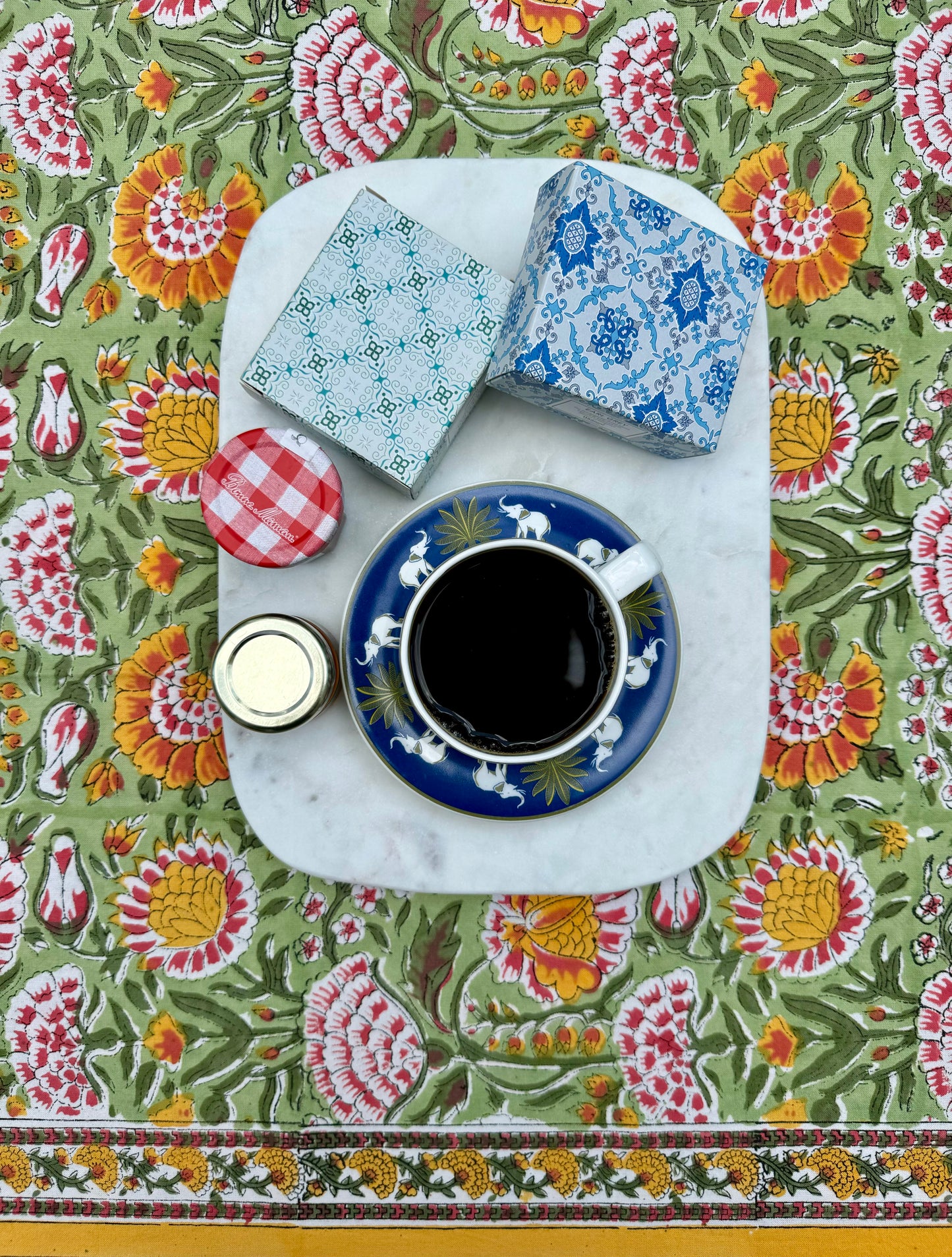 Block Print Cotton Table Cloth (6-Seater and 8-seater) #D02