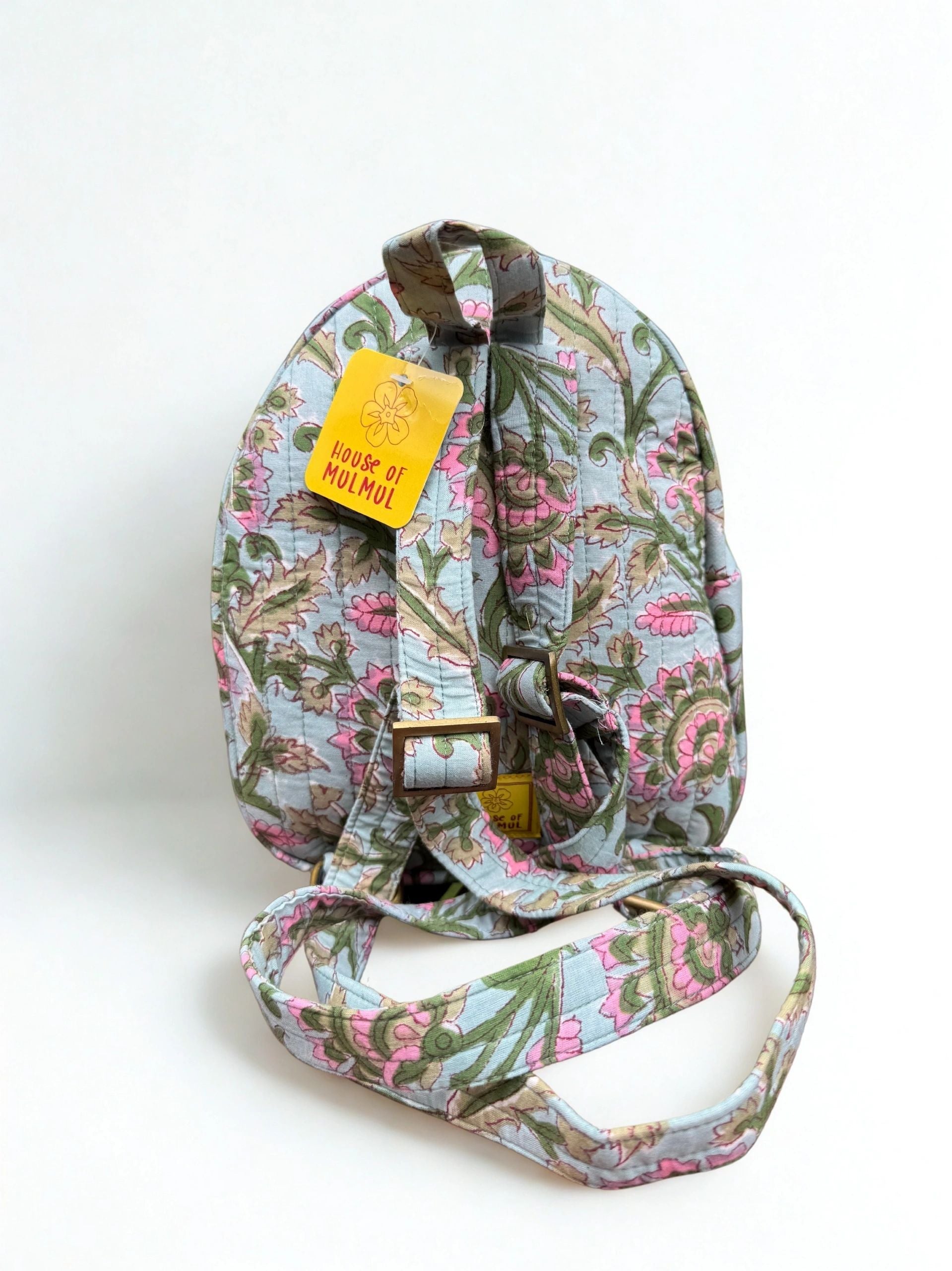 Block printed Mini Backpack (C24A)