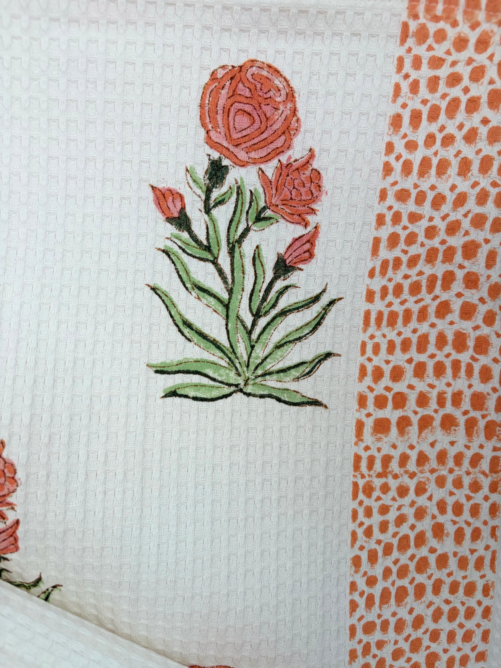 House of Mulmul - Cotton Bath and Hand Towel set. 