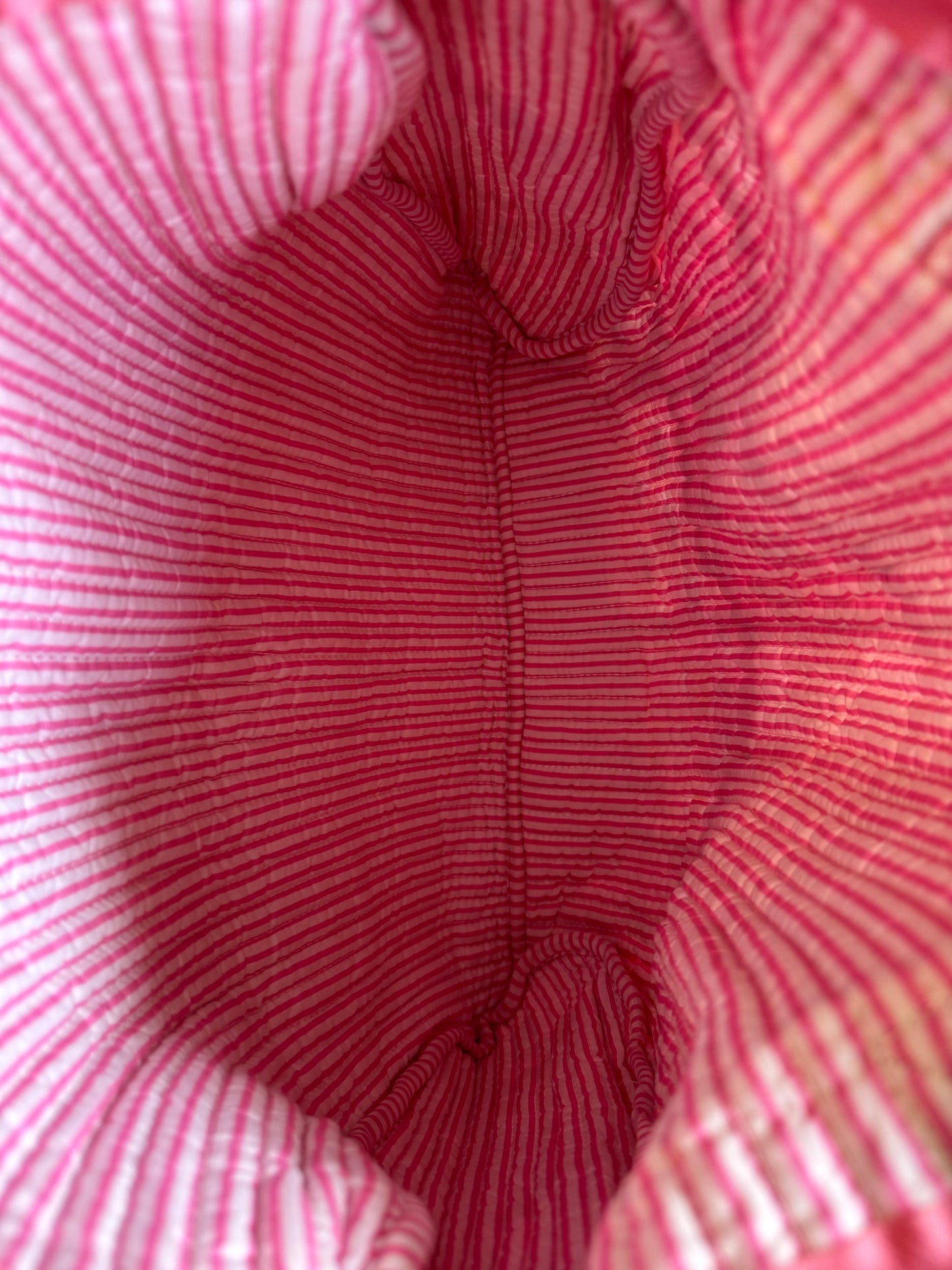 Blockprinted Cotton Tote Bag (Pink Pastel Patchwork)