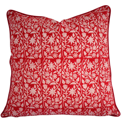 Crimson Christmas: Cushion Covers-Throw Pillow Cases (set of 2)