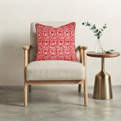 Crimson Christmas: Cushion Covers-Throw Pillow Cases (set of 2)