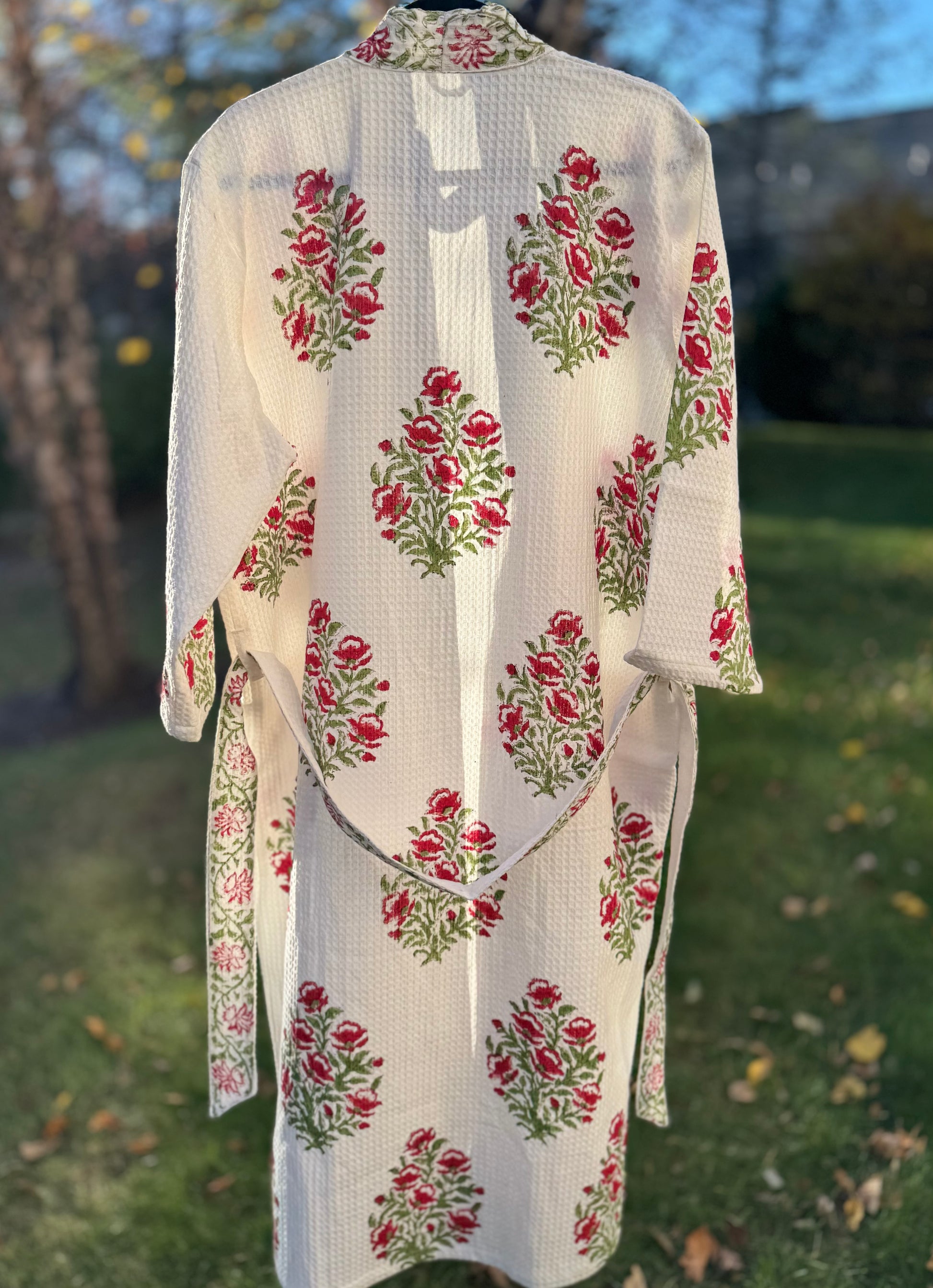 House of Mulmul - Cotton Bath robe. 