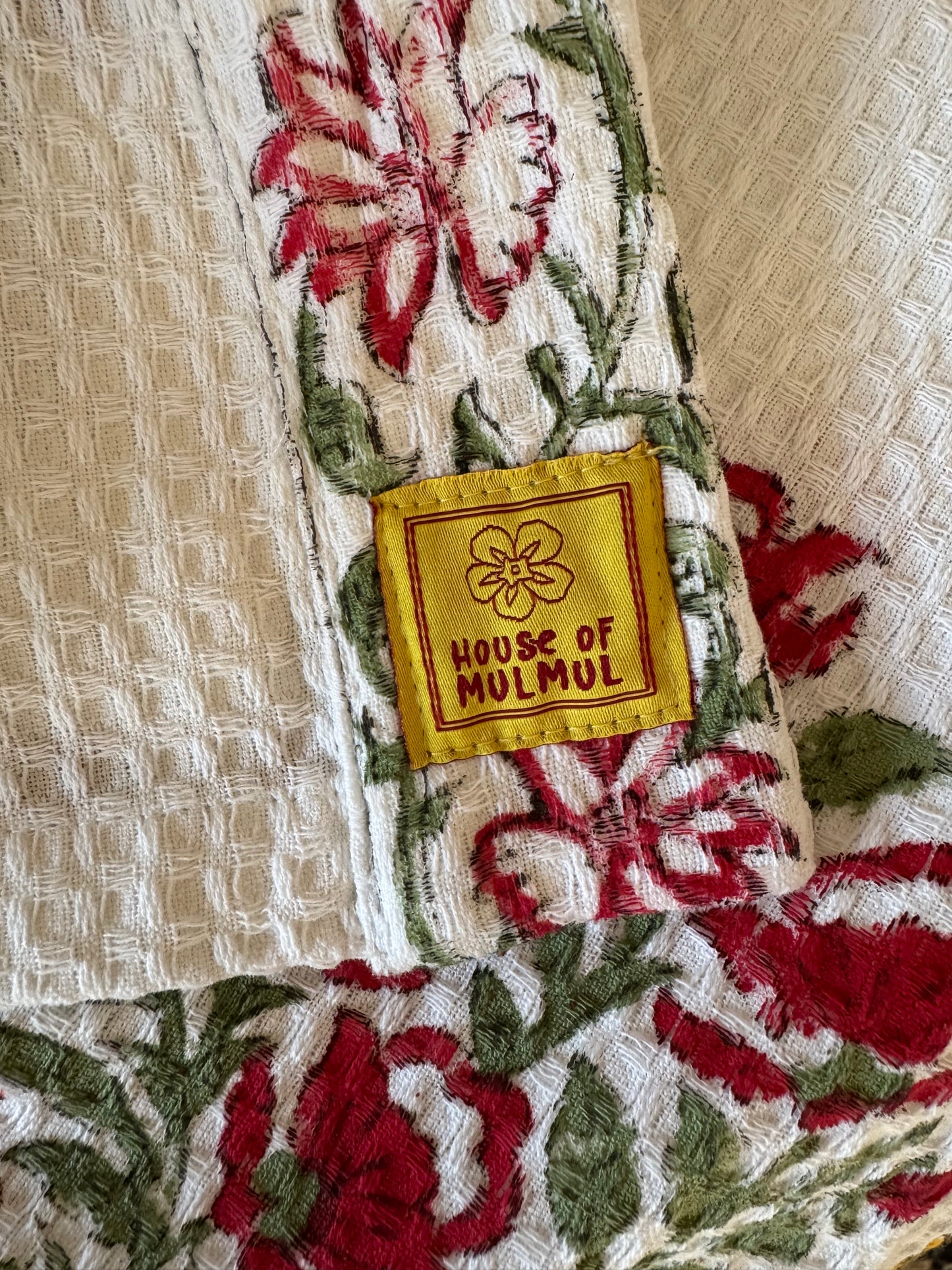 House of Mulmul - Cotton Bath robe.