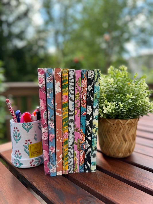 House of Mulmul - Blockprinted Journals Diaries assorted